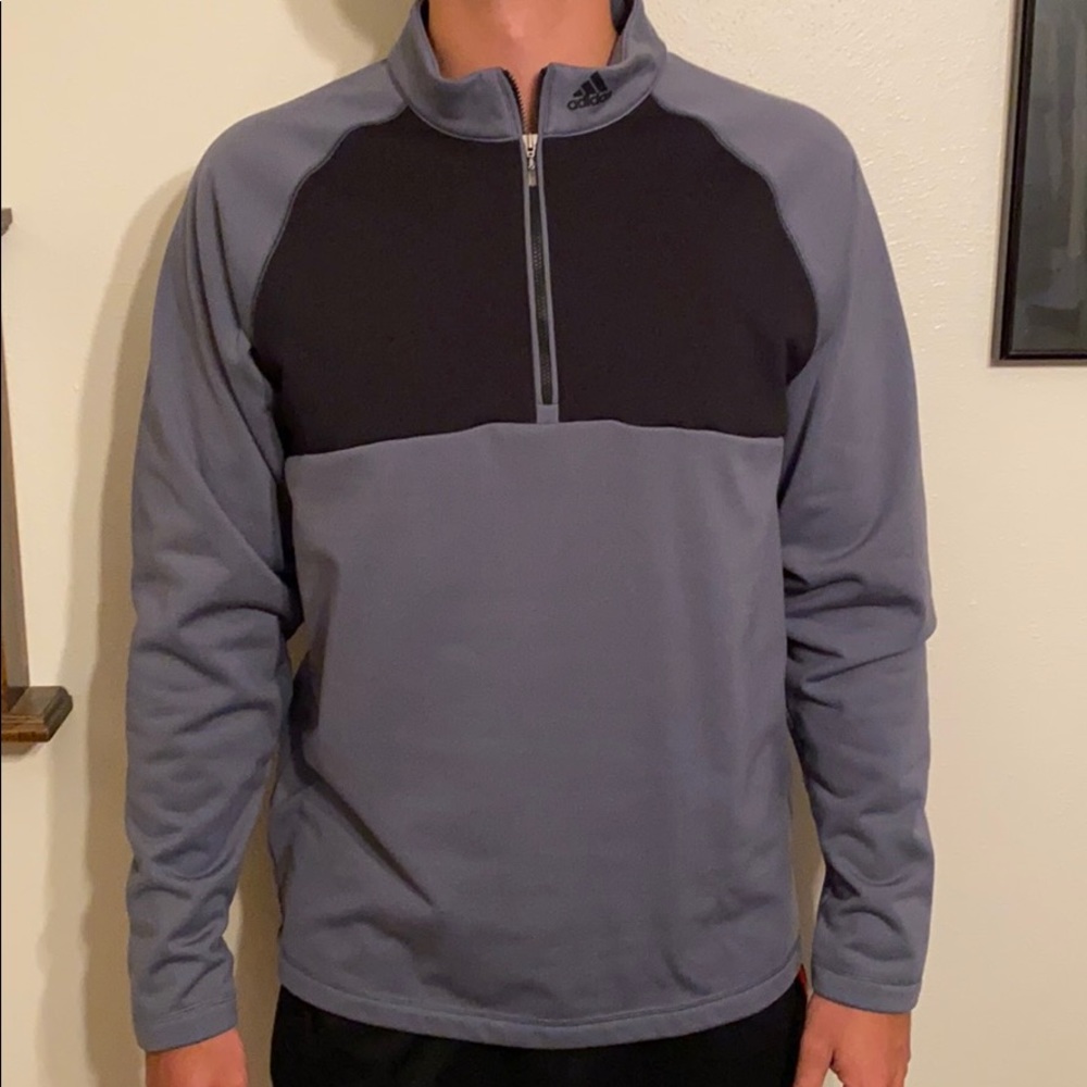 Adidas Golf Climawarm Men’s Grey Quartet Zip